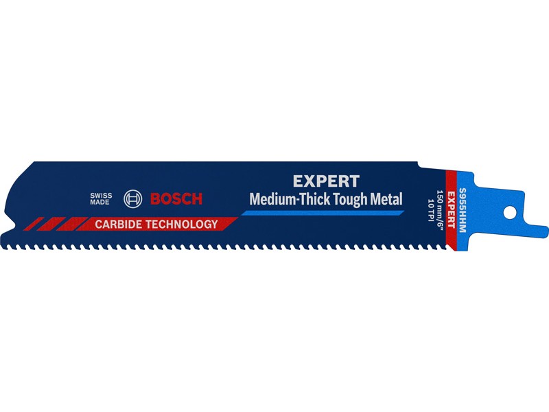 List Bosch za sabljasto žago EXPERT ‘Medium-Thick Tough Metal’ S 955 HHM, 150mm, 10TPI, za cevi, 2608900373